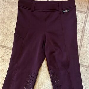 Kerrits Kids' Dark Purple Riding Leggings